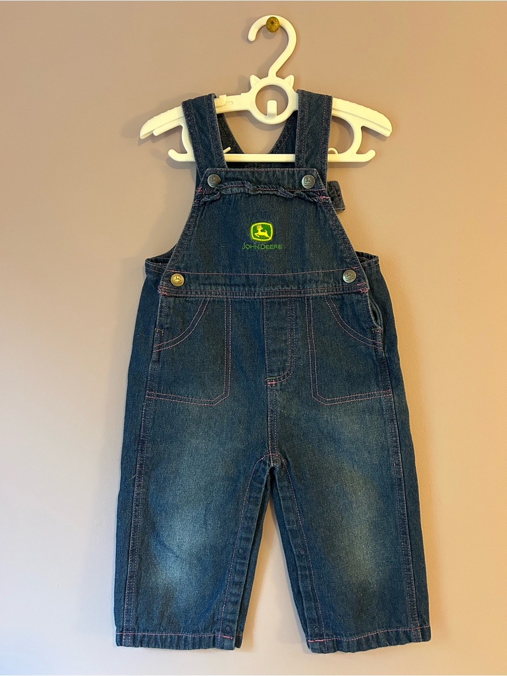 John Deere baby Denim Overalls